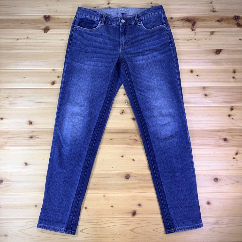 White House Black Market Jeans Womens 4 The Girlfriend Skinny Low Rise Denim